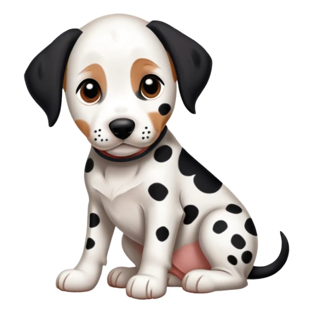 1 Dalmatian adult + 1 dobermann puppy sticker