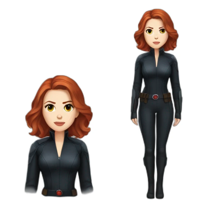 Scarlett Johansson as natasha romanov sticker