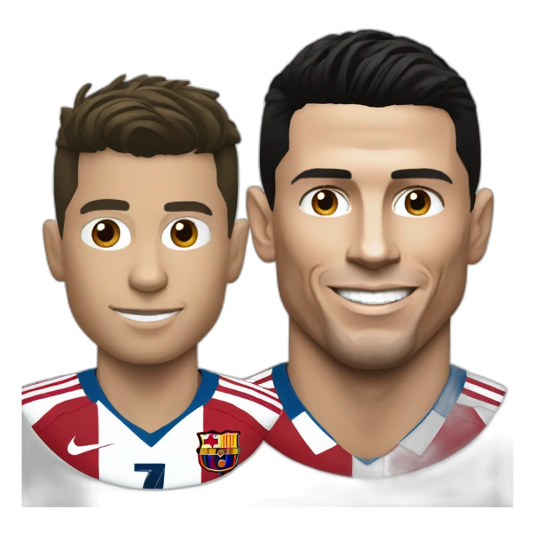Cristiano Ronaldo Lionel Messi sticker