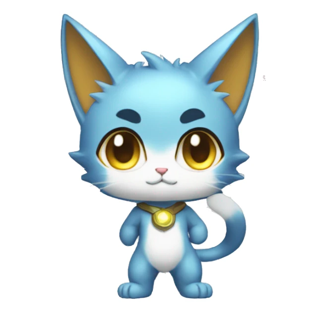 Catboy-Chibi-Sona-Shiny-Fakémon full body sticker