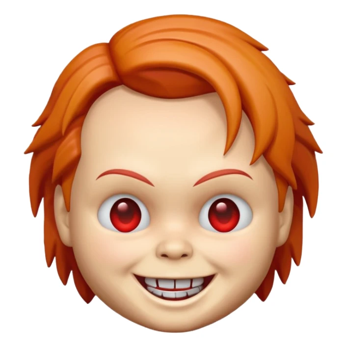 Un emojin de chuky sticker