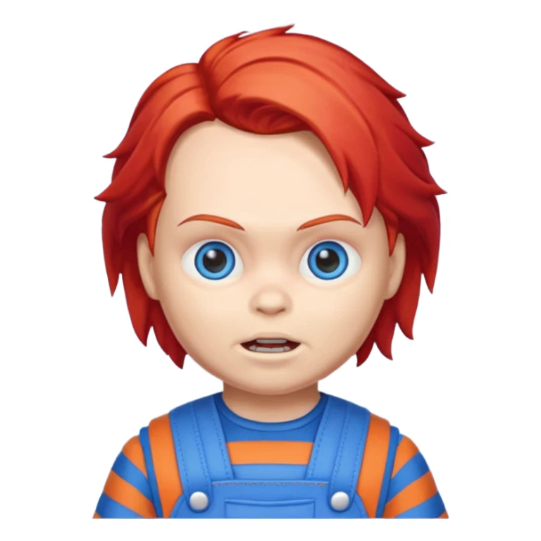 Un emojin de chuky sticker