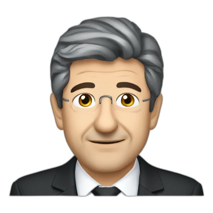 simple jean luc melenchon ios face emoji sticker