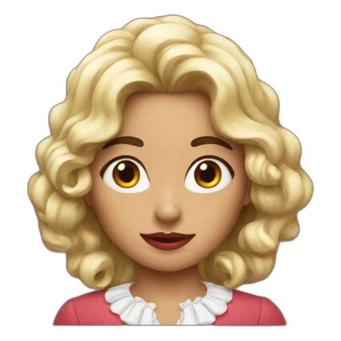 Reine au nez rouge  sticker