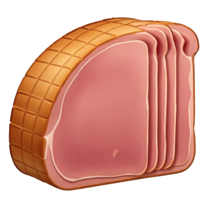fette di prosciutto cotto chiaro  sticker