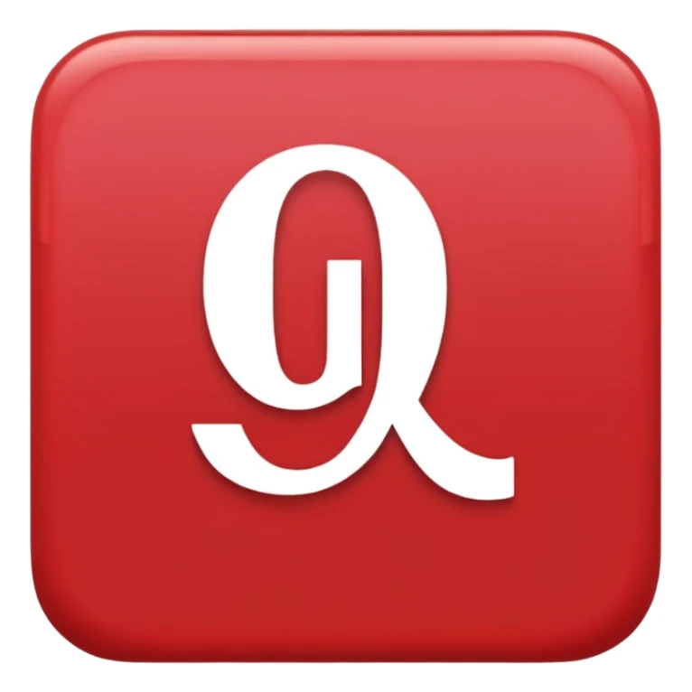 a red square with the words ur pist in the middle of the square sticker