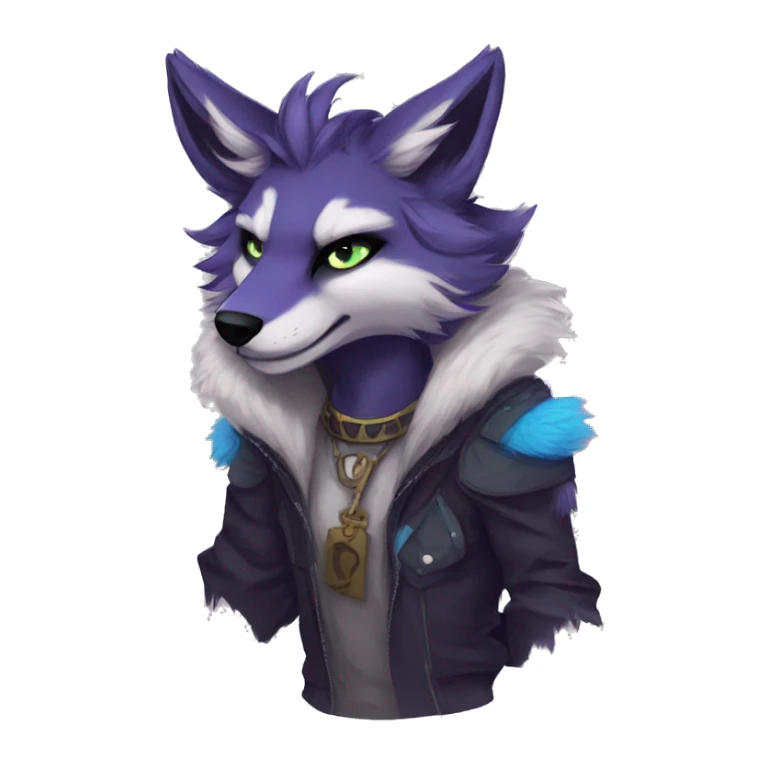 Edgy anthro furry by Falvie, LiLaiRa, AngieWolf sticker