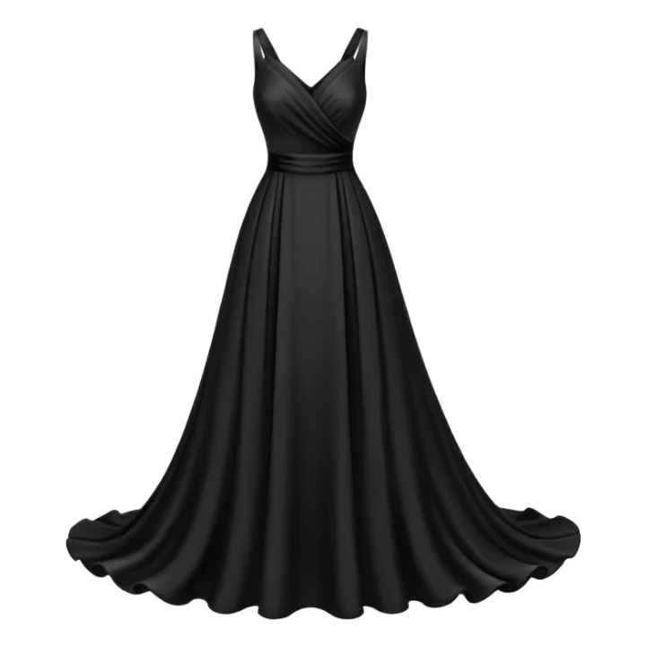black dress sticker