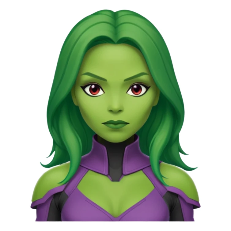 gamora from Guardians of the Galaxy movie sticker