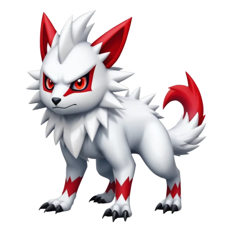 Absol-Zeraora-Zangoose-Hybrid (Full body) sticker