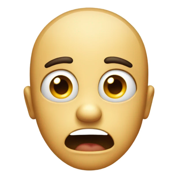 This emoji without the bubbles and kind of like a stunned face 😶‍🌫️ sticker
