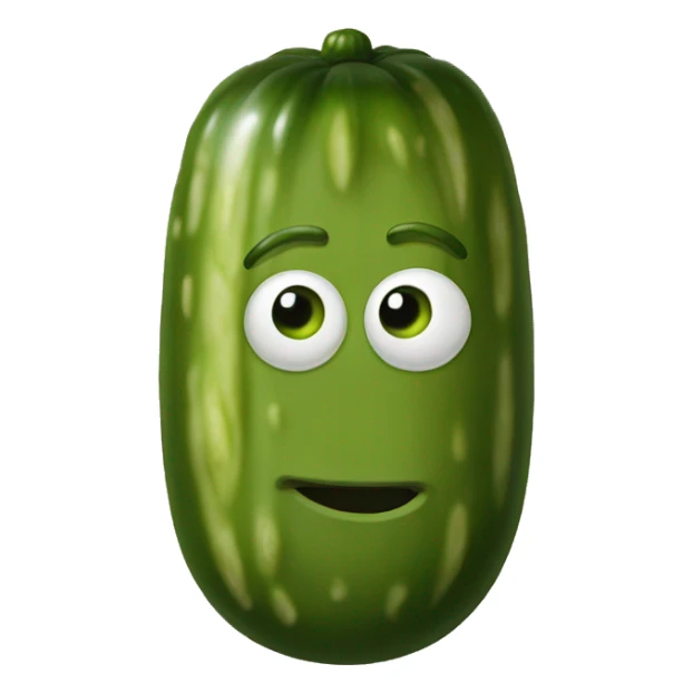 Pickle with the face of ron weasley sticker