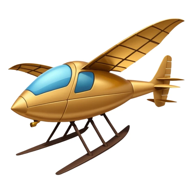 dune ornithopter no legs simplified bold emoji style sticker