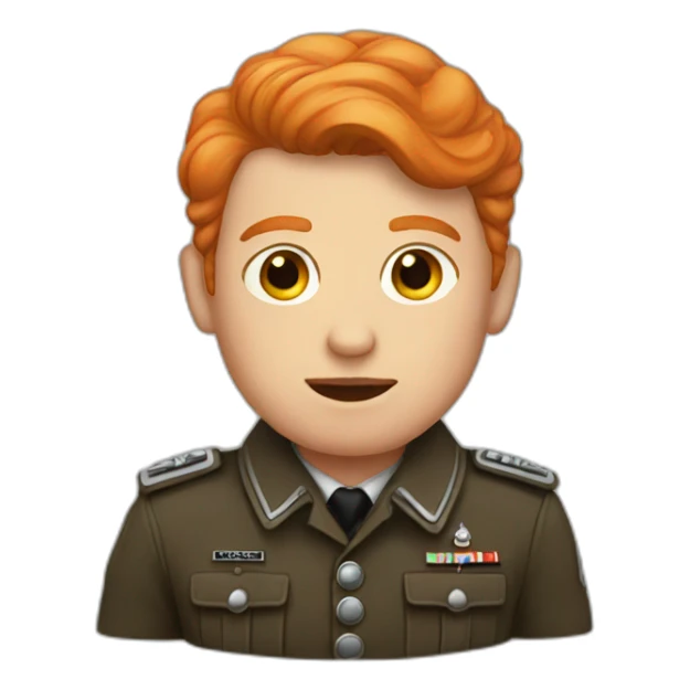 nazi ginger sticker