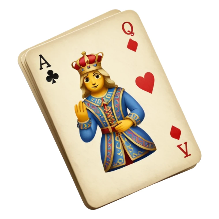 Shuffling a Deck of Cards sticker