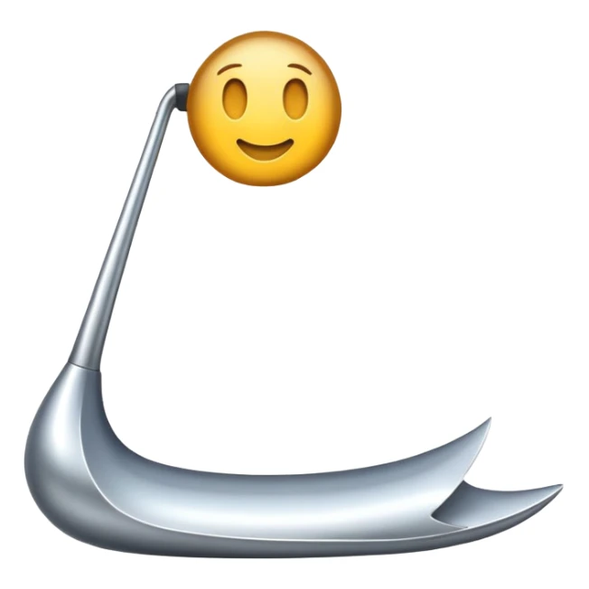 long lenght emoji of scale sticker
