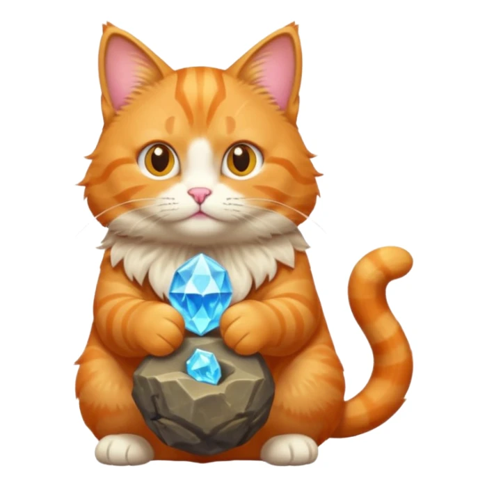 full body of cat with magical stone


 sticker