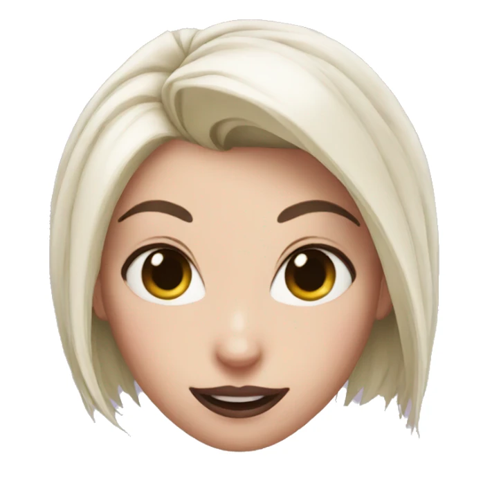 spider Gwen head emoji sticker