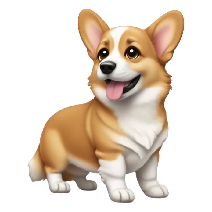 Corgi puppy sticker
