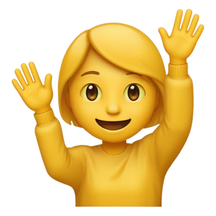 Fait un emojis dab avec les bras  sticker