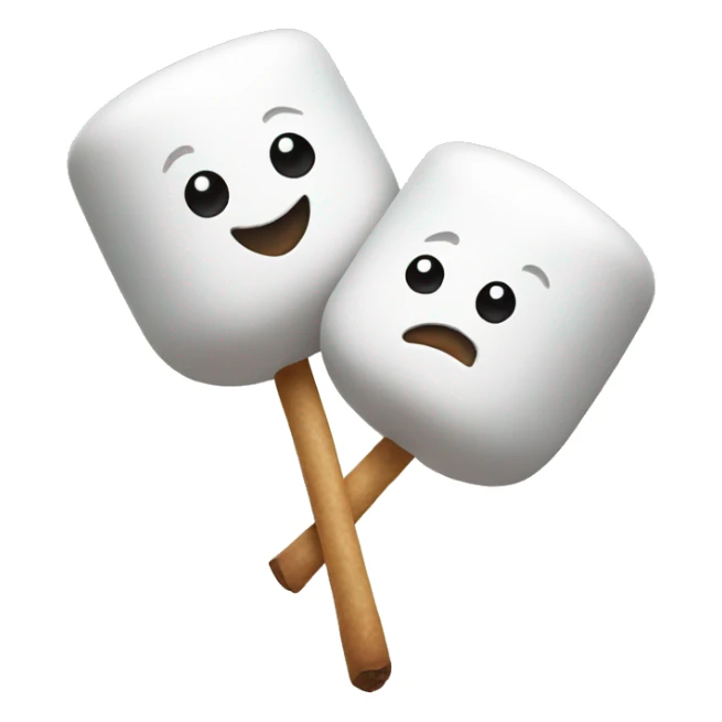 Marshmallow together  sticker