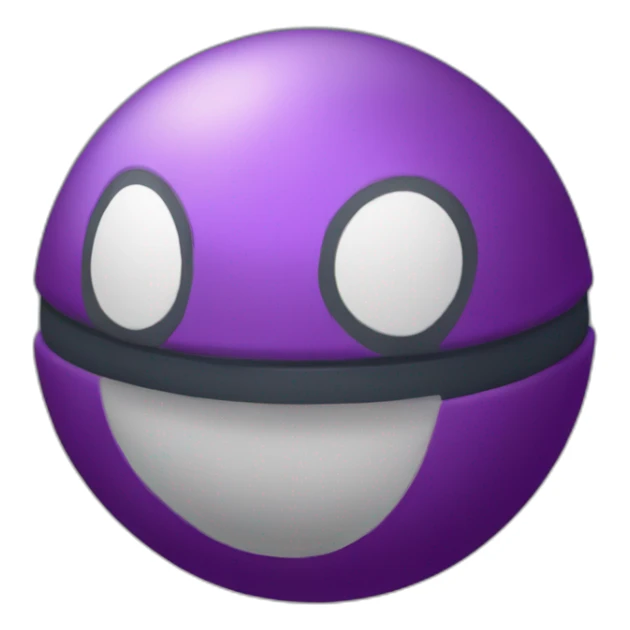 Midnight Ball (a Poké Ball specially designed to capture Dark-type Pokémon) sticker