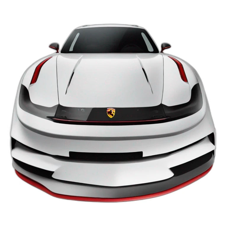 Porsche taycan turbo s sport turismo red profil sticker