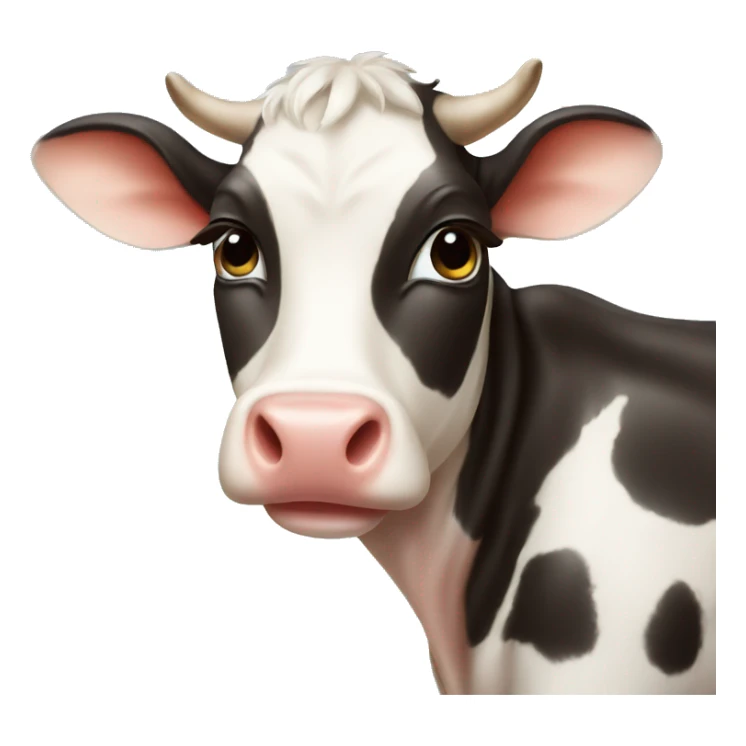 Baby cow sticker
