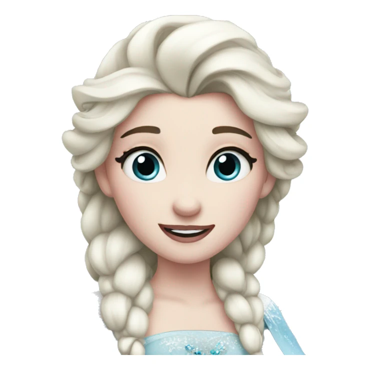 frozen princess sticker