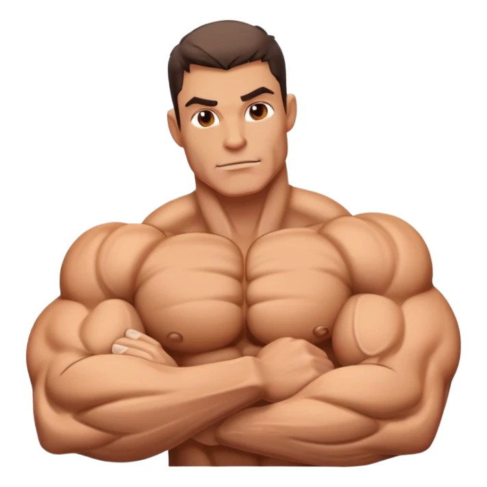 muscular arm with bulging biceps and veins sticker