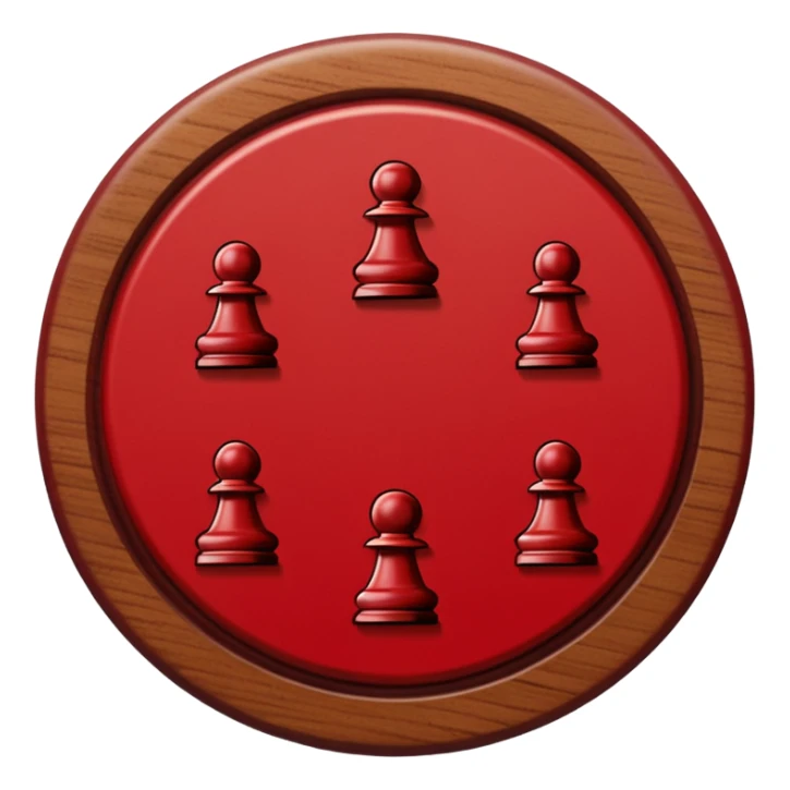 Xiangqi chinese chess circle piece, generals piece sticker