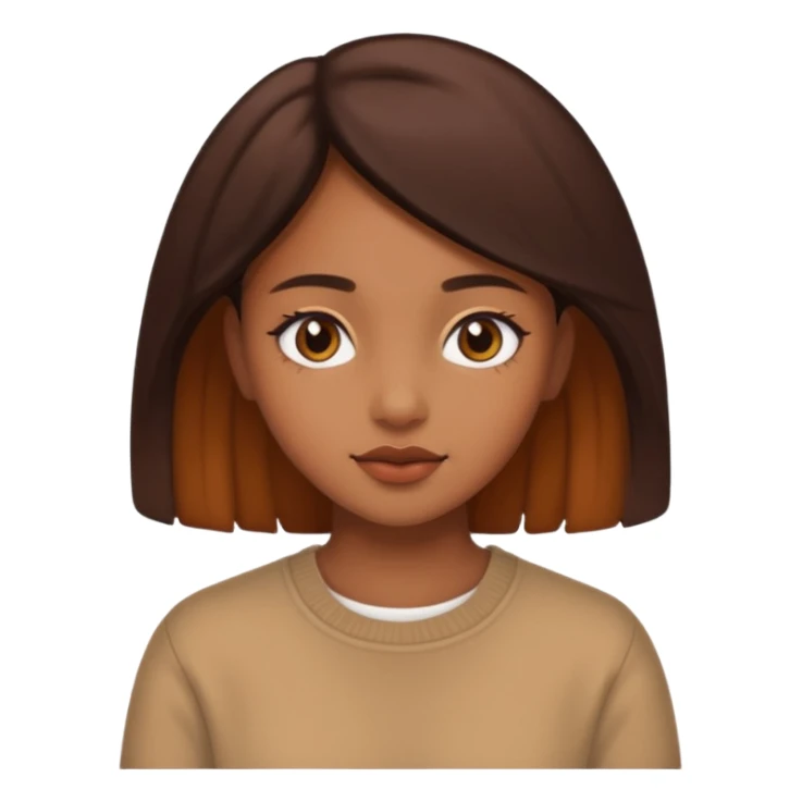Brown girl aesthetic sticker