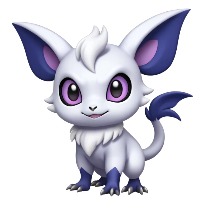 Cool Cute Kawaii Noibat-Absol-Pokemon Full Body sticker