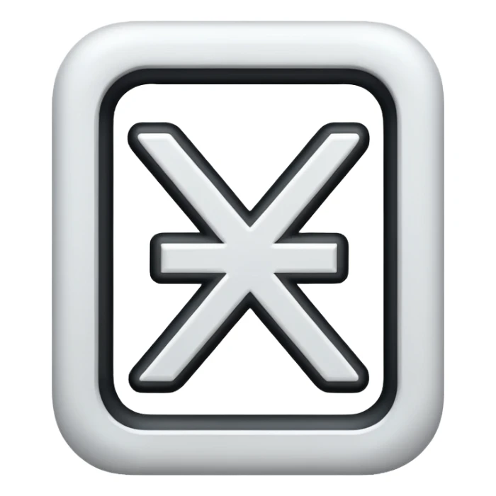 Signo Igual Grueso o Heavy Equals Sign (🟰) sticker