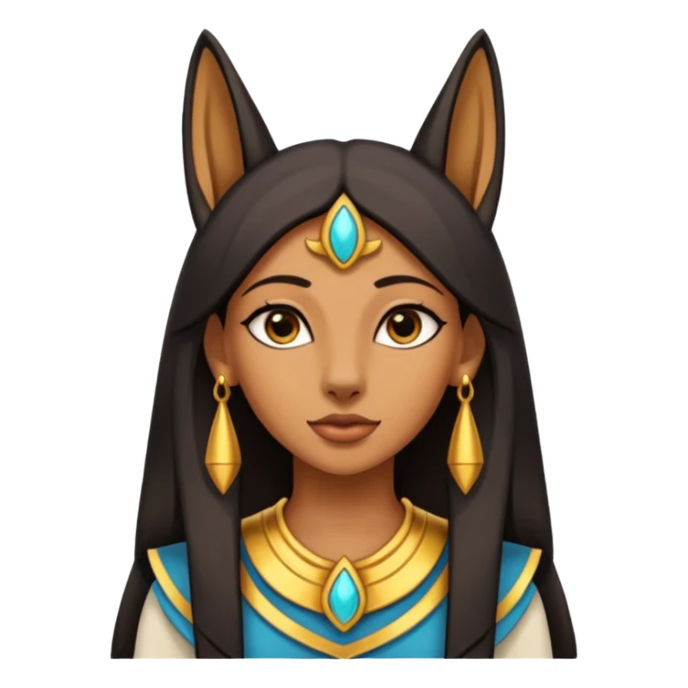 Star Wars Begging posed young female Anubis  sticker