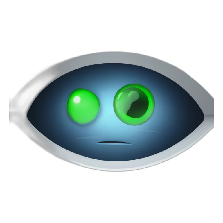 trading bot with forex charts as eyes sticker