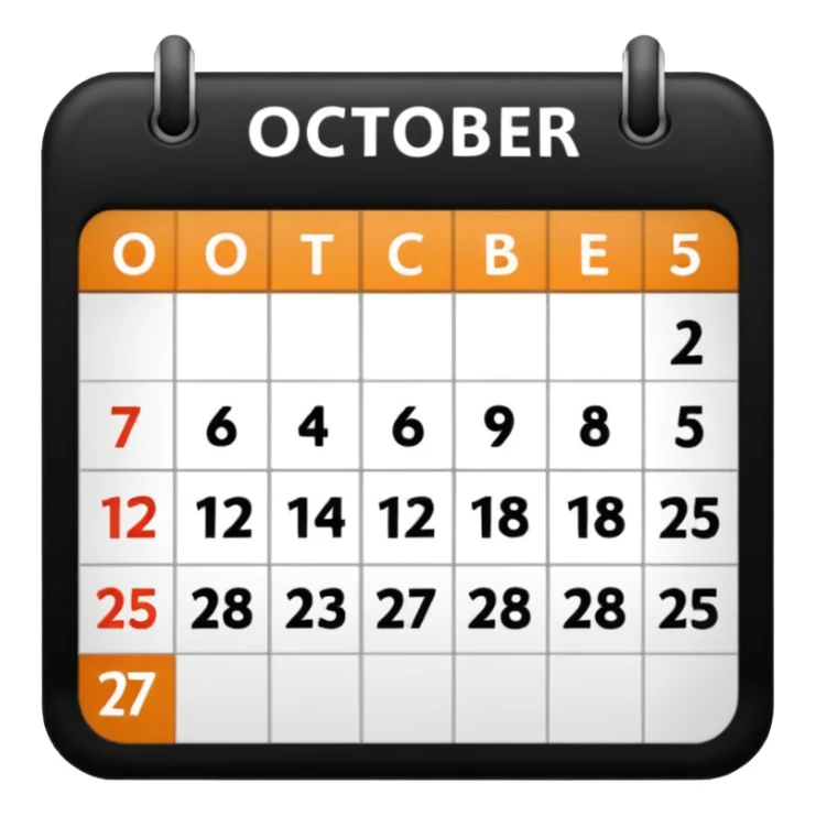 He said: October 2025, don’t you think? sticker