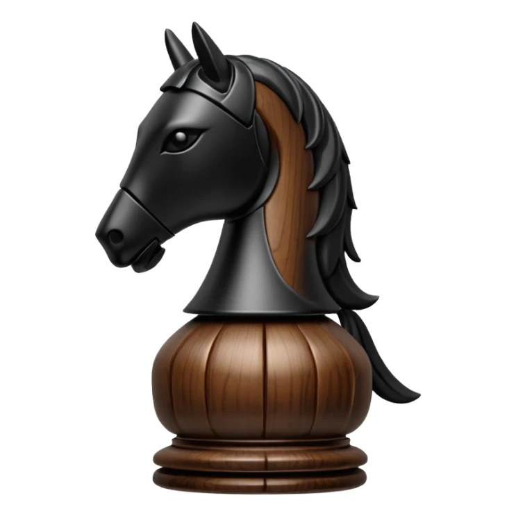 Chinese chess piece, knight piece sticker
