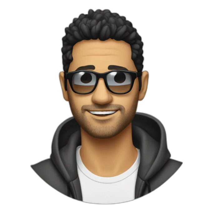 Dj Moreno con lentes 27 anos de edad  sticker