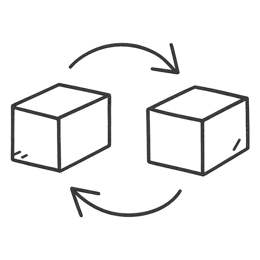 product exchange sticker