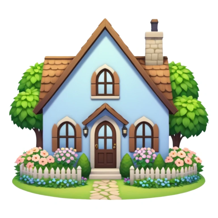 A cottage-core interpretation of the Sims 4 logo sticker