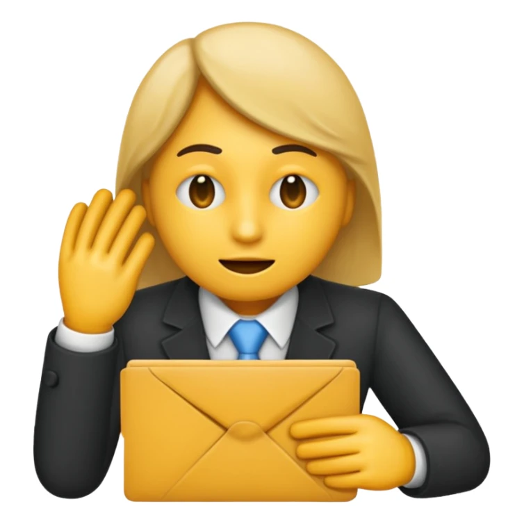 Emoji that represents a workflow reaction for "No Fraud Suspected" using words or a single image without faces sticker