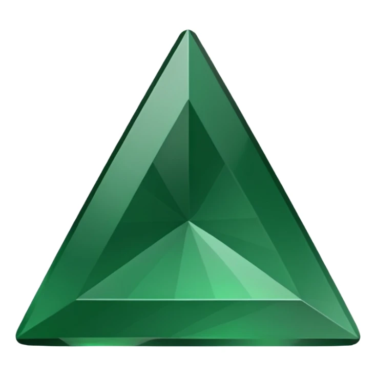 green triangle sticker