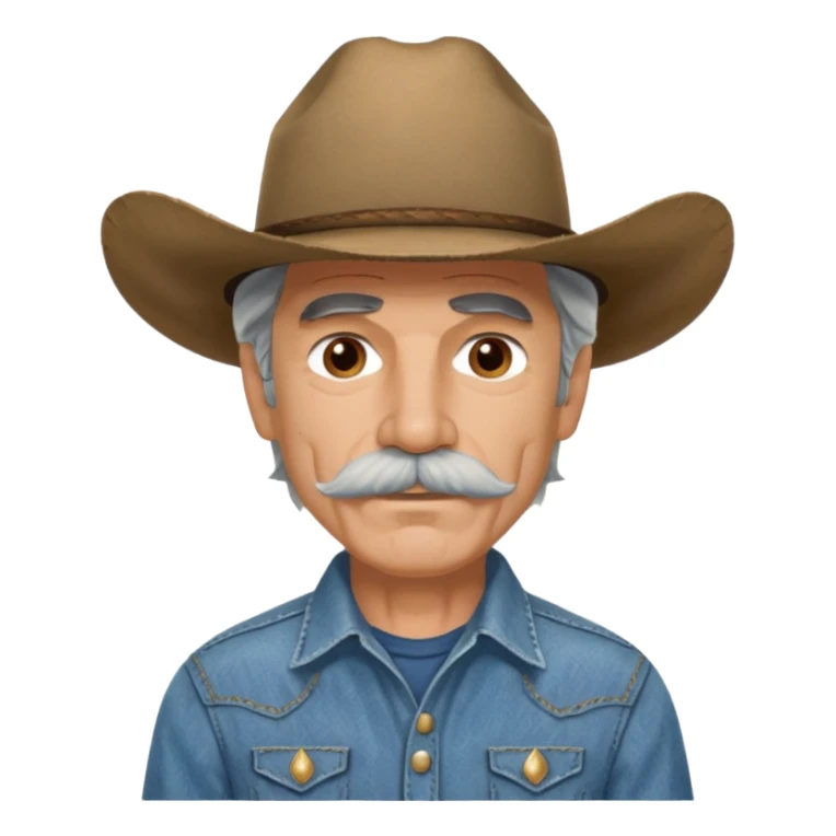 Sam Eliot cowboy sticker