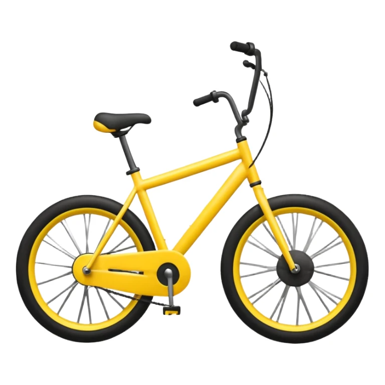 Emoji on a se bike wheeling sticker