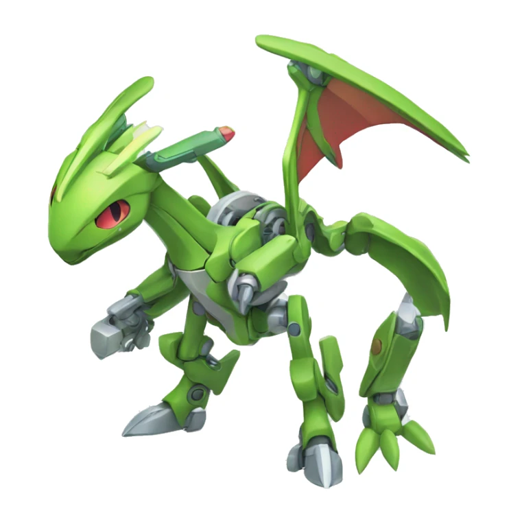 Mechanical Flygon-dragon-Medabot-Mecha full body sticker