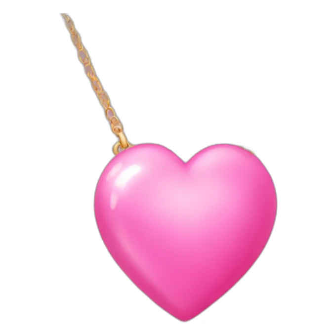 pink necklace sticker