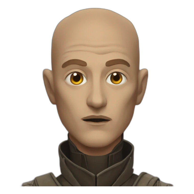 fremen from dune with eyes of ebad sticker