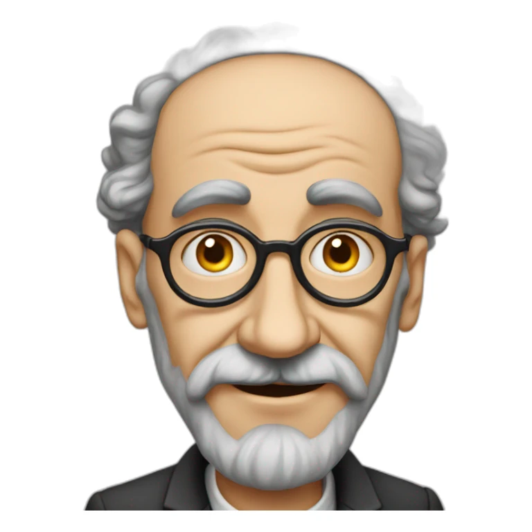 20th century jew caricature big nose sticker