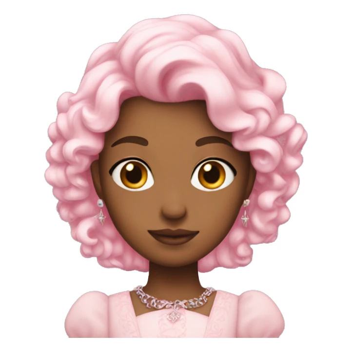 Pastel pink princess  sticker